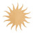 Unfinished Sun1 Wood Cutout for Door Hangers, Seasonal Decor and Paint Parties, Baltic Birch Craft Blank