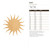 Unfinished Sun1 Wood Cutout for Door Hangers, Seasonal Decor and Paint Parties, Baltic Birch Craft Blank