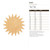 Unfinished Sun3 Wood Cutout for Door Hangers, Seasonal Decor and Paint Parties, Baltic Birch Craft Blank