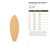 Unfinished Surf Board 1 Wood Cutout - Unfinished Baltic Birch Craft Shape