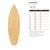 Unfinished Surf Board Wood Cutout for Door Hangers, Seasonal Decor and Paint Parties, Baltic Birch Craft Blank
