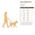 Person Walking Dog Wood Cutout - Unfinished Baltic Birch Craft Shape