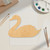 Unfinished Swan Wood Cutout - Unfinished Baltic Birch Craft Shape