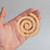 Unfinished Swirl Wood Cutout - Unfinished Baltic Birch Craft Shape