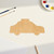 Unfinished Taxi Wood Cutout for Door Hangers, Seasonal Decor and Paint Parties, Baltic Birch Craft Blank
