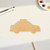 Unfinished Taxi Wood Cutout - Unfinished Baltic Birch Craft Shape