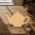 Unfinished Tea Pot 2 Wood Cutout - Unfinished Baltic Birch Craft Shape