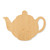 Unfinished Teapot 3 Wood Cutout - Unfinished Baltic Birch Craft Shape