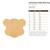 Unfinished Teddy Bear Head Wood Cutout - Unfinished Baltic Birch Craft Shape