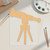 Unfinished Telescope Wood Cutout - Unfinished Baltic Birch Craft Shape