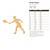 Unfinished Tennis Player Wood Cutout for Door Hangers, Seasonal Decor and Paint Parties, Baltic Birch Craft Blank