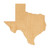 Unfinished Texas Wood Cutout for Door Hangers, Seasonal Decor and Paint Parties, Baltic Birch Craft Blank
