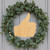 Unfinished Thumbs Up Wood Cutout for Door Hangers, Seasonal Decor and Paint Parties, Baltic Birch Craft Blank