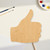 Unfinished Thumbs Up Wood Cutout - Unfinished Baltic Birch Craft Shape