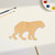 Unfinished Tiger Jaguar Wood Cutout - Unfinished Baltic Birch Craft Shape