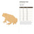 Unfinished Toad Wood Cutout - Unfinished Baltic Birch Craft Shape
