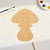 Unfinished Toadstool Wood Cutout for Door Hangers, Seasonal Decor and Paint Parties, Baltic Birch Craft Blank