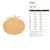 Unfinished Tomato Wood Cutout for Door Hangers, Seasonal Decor and Paint Parties, Baltic Birch Craft Blank