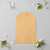 Unfinished Tombstone Wood Cutout - Unfinished Baltic Birch Craft Shape