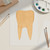 Unfinished Tooth 2 Wood Cutout for Door Hangers, Seasonal Decor and Paint Parties, Baltic Birch Craft Blank