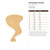 Unfinished Tornado Wood Cutout - Unfinished Baltic Birch Craft Shape