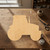 Unfinished Tractor 3 Wood Cutout - Unfinished Baltic Birch Craft Shape