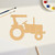 Unfinished Tractor Wood Cutout for Door Hangers, Seasonal Decor and Paint Parties, Baltic Birch Craft Blank