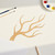 Unfinished Treebranch Wood Cutout for Door Hangers, Seasonal Decor and Paint Parties, Baltic Birch Craft Blank