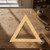 Unfinished Triangle 2 Wood Cutout - Unfinished Baltic Birch Craft Shape