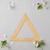 Unfinished Triangle 2 Wood Cutout - Unfinished Baltic Birch Craft Shape