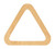 Unfinished Triangle 3 Wood Cutout for Door Hangers, Seasonal Decor and Paint Parties, Baltic Birch Craft Blank
