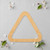 Unfinished Triangle 3 Wood Cutout - Unfinished Baltic Birch Craft Shape