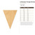 Unfinished Triangle Bunting Wood Cutout - Unfinished Baltic Birch Craft Shape