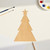 Unfinished Triangle Christmas Tree Wood Cutout for Door Hangers, Seasonal Decor and Paint Parties, Baltic Birch Craft Blank