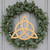 Unfinished Triquetra Wood Cutout - Unfinished Baltic Birch Craft Shape