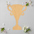 Unfinished Trophy 2 Wood Cutout for Door Hangers, Seasonal Decor and Paint Parties, Baltic Birch Craft Blank
