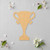 Unfinished Trophy 2 Wood Cutout - Unfinished Baltic Birch Craft Shape