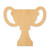 Unfinished Trophy Wood Cutout - Unfinished Baltic Birch Craft Shape