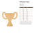 Unfinished Trophy Wood Cutout - Unfinished Baltic Birch Craft Shape