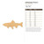 Unfinished Trout 2 Wood Cutout - Unfinished Baltic Birch Craft Shape
