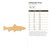 Unfinished Trout Wood Cutout - Unfinished Baltic Birch Craft Shape