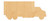 Unfinished Truck 2 Wood Cutout for Door Hangers, Seasonal Decor and Paint Parties, Baltic Birch Craft Blank