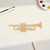 Unfinished Trumpet Wood Cutout - Unfinished Baltic Birch Craft Shape