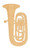 Unfinished Tuba Wood Cutout for Door Hangers, Seasonal Decor and Paint Parties, Baltic Birch Craft Blank