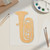 Unfinished Tuba Wood Cutout - Unfinished Baltic Birch Craft Shape