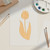 Unfinished Tulip Wood Cutout for Door Hangers, Seasonal Decor and Paint Parties, Baltic Birch Craft Blank