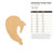 Unfinished Turkey Head Wood Cutout - Unfinished Baltic Birch Craft Shape