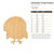Unfinished Turkey1Outline Wood Cutout - Unfinished Baltic Birch Craft Shape