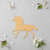 Unfinished Unicorn 2 Wood Cutout - Unfinished Baltic Birch Craft Shape