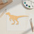 Unfinished Velociraptor Wood Cutout - Unfinished Baltic Birch Craft Shape